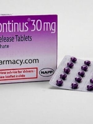 MST Continus prolonged release tablets prescription bottle for sale UK clinic.