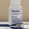Ritalin medication used for ADHD treatment and attention deficit hyperactivity disorder symptom management