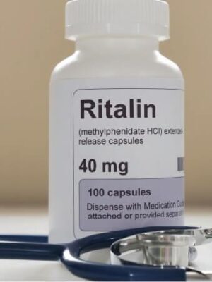 Ritalin medication used for ADHD treatment and attention deficit hyperactivity disorder symptom management